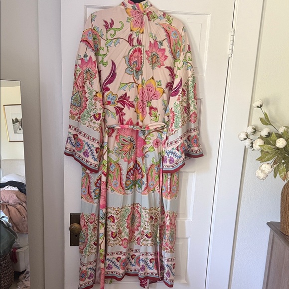 NWT Zara Floral Kimono Robe - Picture 15 of 16